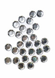 Sew on acrylic rhinestone Elizabeth ROUND 12 Crystal