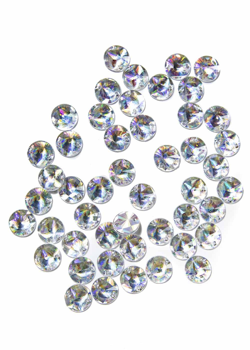 Sew on acrylic rhinestone Elizabeth RIVOLI 12 Crystal Galaxy