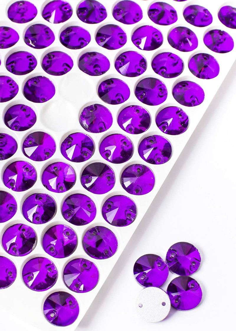 Sew on rhinestones Elizabeth RIVOLI 10 Magenta