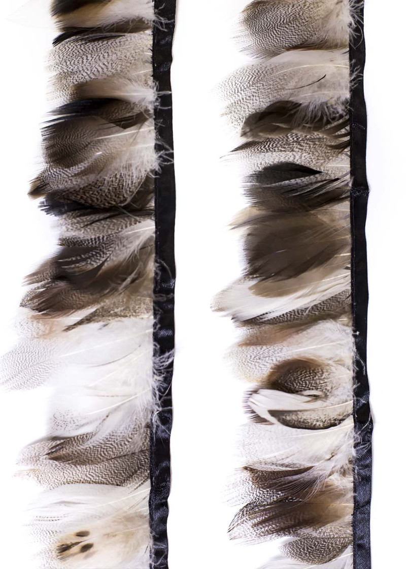 Pheasant feathers feathers, brown, 7cm