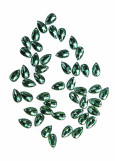 Sew on acrylic rhinestone Elizabeth DROP 16 Emerald