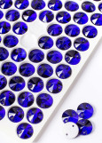 Sew on rhinestones Elizabeth RIVOLI 10 Cobalt