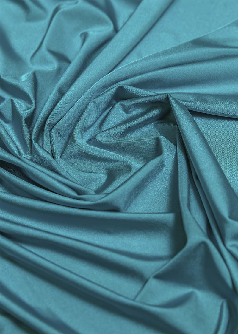 Lustre Lycra 90%polyamide, 10%elastane, emerald, 1.7m