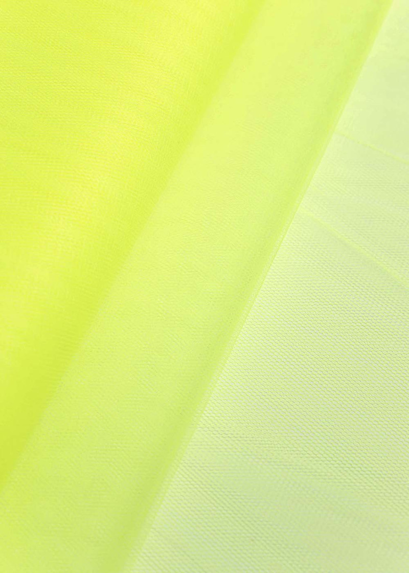 Фатин средней жесткости 100%нейлон, fluorescent lemon, 1.5m