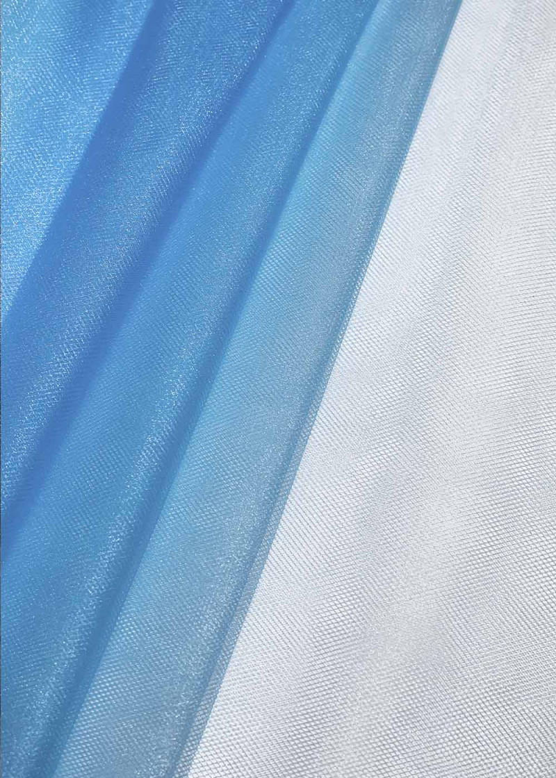 Soft tulle 100%nylon, sky blue, 1.5m