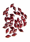 Sew on acrylic rhinestone Elizabeth LEAF 20 Siam