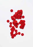 Matte Paillettes red, 3