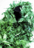 Marabou boa feathers, emerald, 1.8m