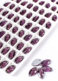 Navette 12 Light Amethyst