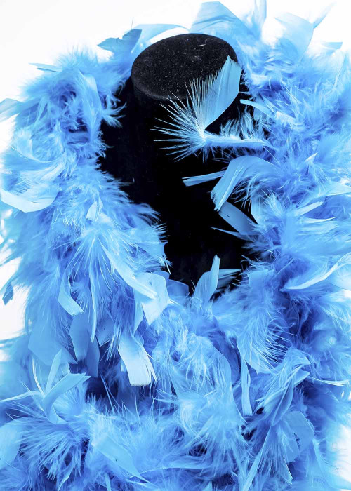 Marabou boa feathers, menthol, 1.8m