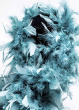 Marabou boa feathers, menthol, 1.8m