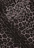 LEOPARD print on Lycra 90%polyamide, 10%elastane, black, 1.55m