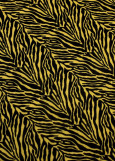 Flock on stetch net ZEBRA 60%polyamide, 40%nylon, mango, 1.6m