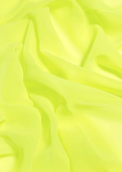 Chiffon 100%polyester, tropic lemon, 1.5m