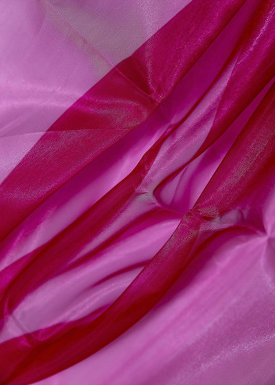 Organza CHRISANNE CLOVER 100%nylon, Hot Magenta (CC), 1.45m