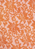 Organza ROSA 100%nylon, orange, 1.3m