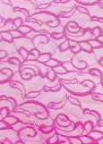 Stretch lace BRYAN 60%polyamide, 40%elastane, flamingo, 1.45m