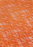 Stretch lace KARINA 60%polyamide, 40%elastane, tropic grapefruit, 1.5m