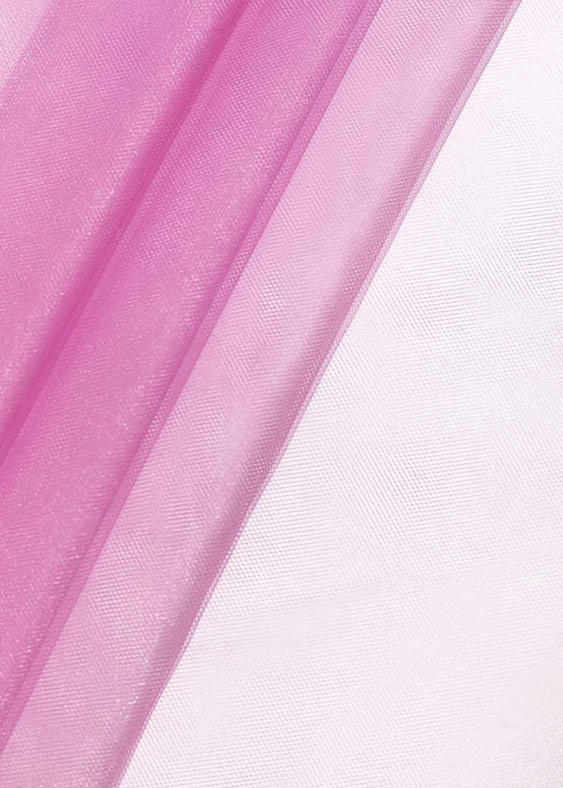 Soft tulle 100%nylon, pink lilac, 1.45m