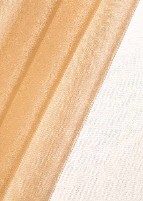 Soft tulle 100%nylon, light peach, 1.6m