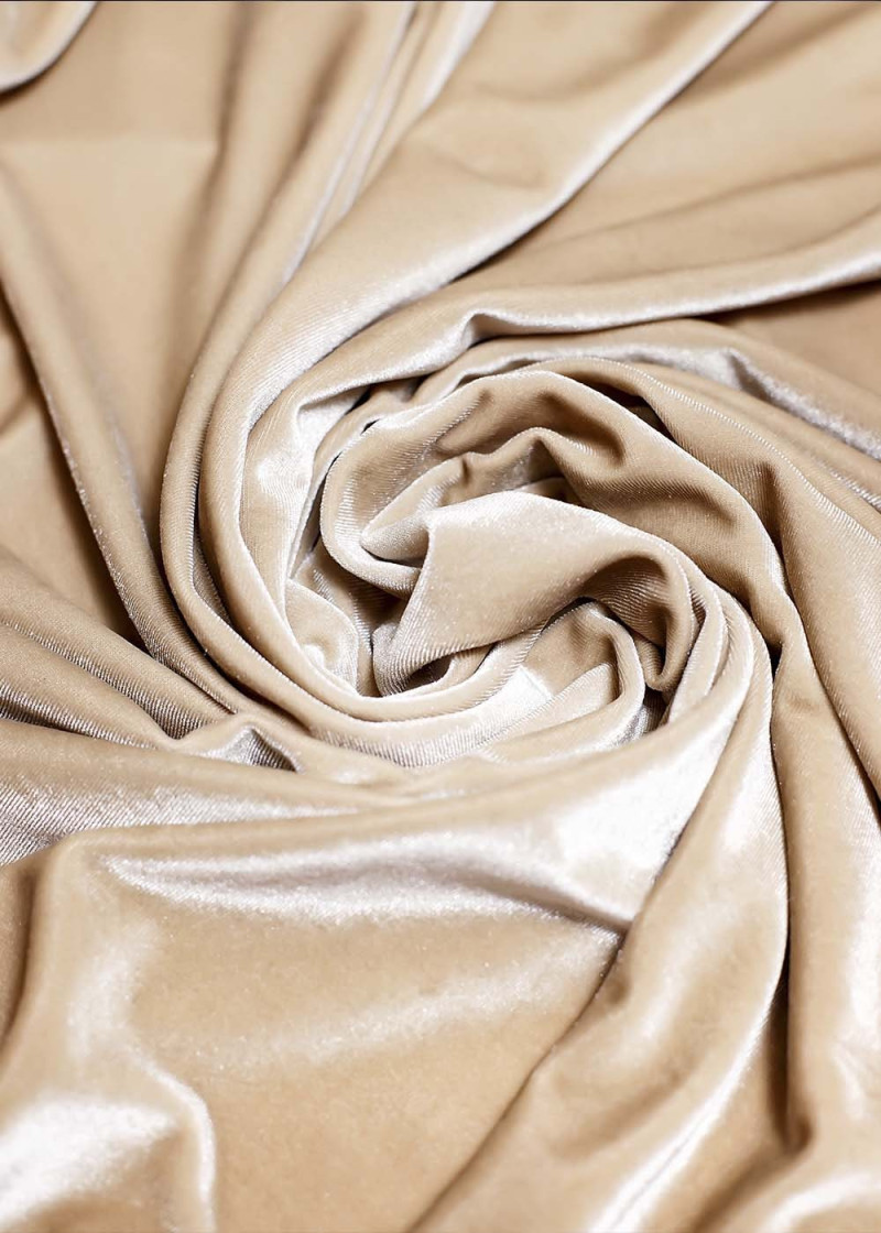 Smooth velvet 90%polyamide, 10%elastane, nude, 1.6m