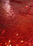 Sequin on net CAROLINE 60%polyamide, 40%elastane, red, 1.2m