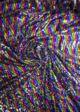 Sequin on net CAROLINE 60%polyamide, 40%elastane, multicolor, 1.2m