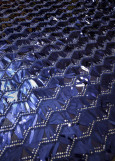 Sequin on net EMELLY 60%polyamide, 40%elastane, dark blue, 1.2m