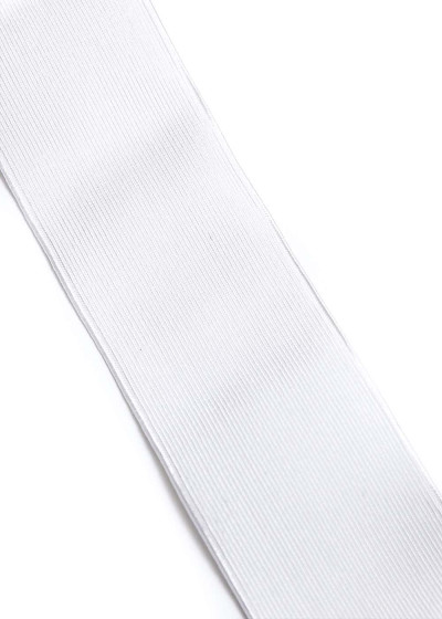 Strap elastic 80%polyamide, 20%elastane, white, 7,5cm