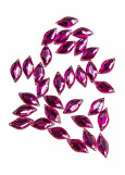 Sew on acrylic rhinestone Elizabeth LEAF 20 Rose