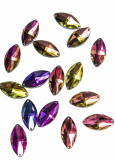 Sew on acrylic rhinestone Elizabeth NAVETTE 18 Jet Hematite