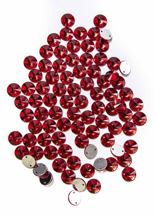 Sew on acrylic rhinestone Elizabeth RIVOLI 12 Crystal AB