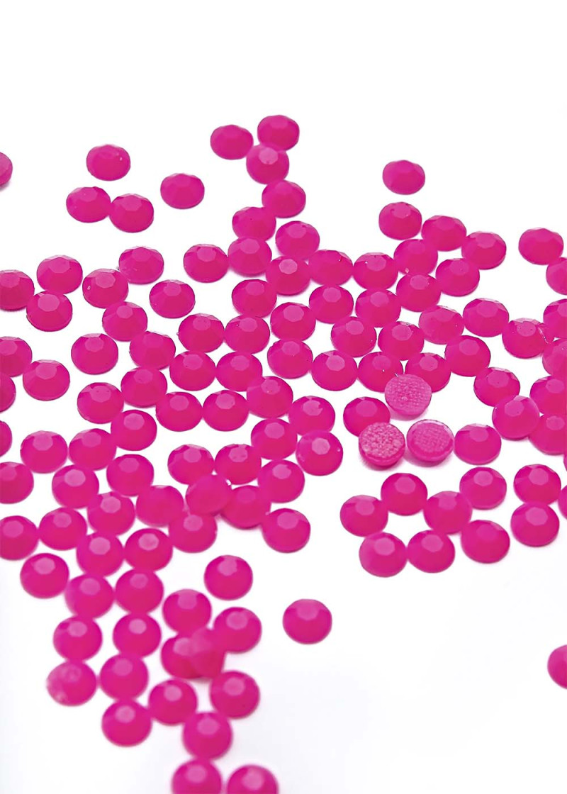 Stone plastic HF fuchsia, ss20