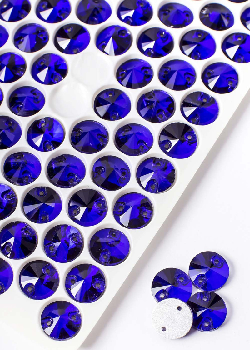 Sew on rhinestones Elizabeth RIVOLI 10 Cobalt