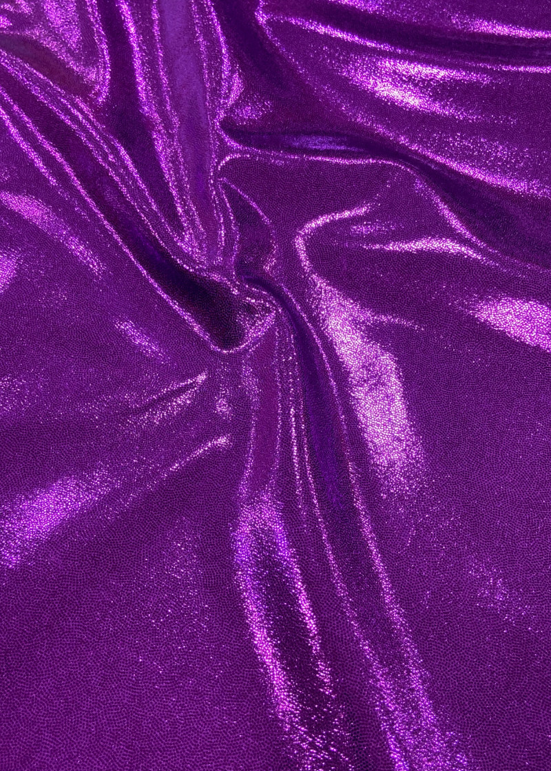 STRETCH METALLIC DOT SHINE LYCRA 80%polyamide, 20%elastane, Purple on Purple (CC), 1.5m