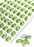 Sew on rhinestones Elizabeth NAVETTE 12 Peridot