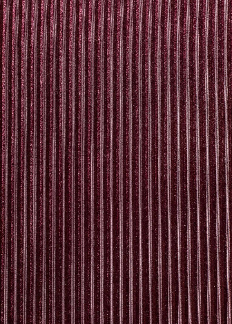 Велюр текстура Narrow stripe Chrisanne Clover 90%полиамид, 10%эластан, Dark Wine (CC), 1.6m